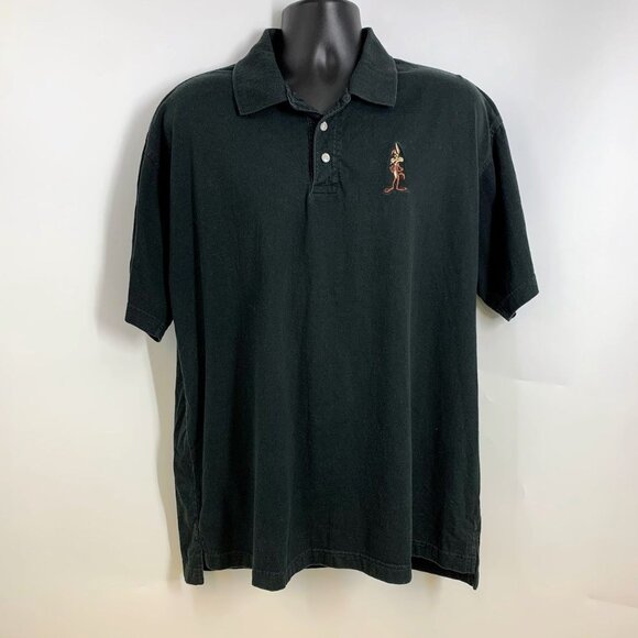 Warner Bros. Other - Warner‎ Brothers Men's Vintage Wile E Coyote Genius at Work Polo Shirt Size L